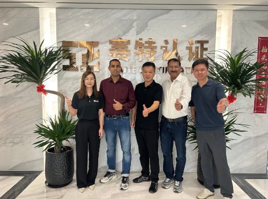 浙江赛特全程跟进-泰州某汽车玻璃公司印度CMVR目击测试顺利通关